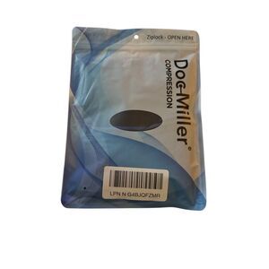 Doc Miller Open Toe Compression Sleeve 1 Pair Black Blue Blue Size XXl